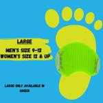 Surfups Shakafoot Paddleboard Sandals, Silicone Water Shoes w/Arch Support, Adjustable Ankle Straps, Paddleboarding Accessory for SUP Foot Comfort, Paddle Longer, Large, Medium, Men and Woman