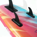 bohally Big SUP Single Fin and Small Side fin Detachable Fin for Longboard, Inflatable Stand up Paddle Board Replacement Quick Fin.
