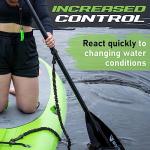 Gradient Fitness 2 Pack Kayak Paddle Leash, 5-8 Feet Stretchable Paddle Strap with Carabiner Secure Leash Lanyard Rope for SUP Kayak Canoe Paddle Fishing Pole Rod