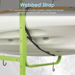 Rockland Large Kayak Storage Rack, 300 LBS Capacity, Holds 3 Kayaks, 48"x56"x82", Heavy Duty Freestanding Stand Kayak Rack for Canoe, SUP, Paddleboard, Indoor Garage & Outdoor Use, DIY-Friendly