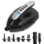 SereneLife Inflatable Paddle Board Pump Compressor - 16PSI High Pressure SUP Inflator - 12V DC Car Connector - Electric Air Pump for Paddle Boards, Boats, Rafts, Pool Toys, Water Sports