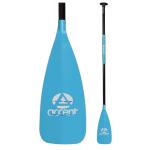 Accent Paddles Advantage Hybrid 2-Piece SUP Blue Fiberglass Reinforced Nylon Blade Carbon Shaft Advantage Grip Technology Ergonomic LeverLock Handle Adjustable 70in-86in