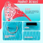 FEATH-R-LITE Inflatable Paddle Board Stand Up Paddleboards for Adults SUP with Complete Premium Accessories Pump, Adjustable Paddle, Leash, Three Fins, Waterproof Phone Bag, Repair Kit, Backpack