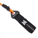 MOPHOEXII Paddle Leash Safety Rod Bungee Rod Holder Gripping Gear,Kayak Paddle Tether Lightweight Coiled Kayak Paddle Leash for SUP Kayaking Canoing Fishing Boating