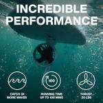 Boost Surfing Fin - Electric Motor for Surfboards, SUPs and Kayaks. Lightweight, Compact, and Shockingly resistant Electric Fin with Remote Control. (Boost Fin)