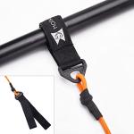 MOPHOEXII Paddle Leash Safety Rod Bungee Rod Holder Gripping Gear,Kayak Paddle Tether Lightweight Coiled Kayak Paddle Leash for SUP Kayaking Canoing Fishing Boating
