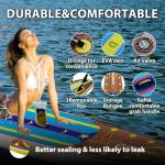 WHDCYD Inflatable Stand Up Paddle Board 11' × 33" × 6", Yoga Board with Durable SUP Accessories for Adults & Youth, Versatile Paddle Board