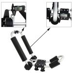 Upgraded Universal Folding Kayak Rack, J-Bar Carrier for Canoe Boat SUP Ski, Mount on Car Roof Top Crossbar, Includes 4 Ratchet Straps, 2 Anchor Straps (1 Pair, Aluminum)