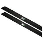 COR Surf Aero Roof Rack Pads for Paddleboard, Kayak, Surfboards, SUP, Snowboard, Paddleboard and Canoe | for Wide Aero Style Bars (Black, 28" Wide)