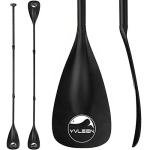 YVLEEN SUP Paddle Board Paddle，Stand up Paddleboard Paddles Adjustable Aluminum 4-Piece Floating Kayak Paddle，Convertible Paddle