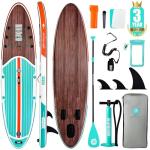 Niphean Inflatable Stand Up Paddle Board with SUP Accessories, Anti-Slip EVA Deck, 10'6'' Inflatable Paddle Boards for Adults & Youth of All Skill Levels