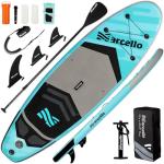 Paddle Board, Stand Up Paddle Board，10.6'×33"×6" Ultra-Light SUP Board with Hand Pump, Leash, Repair Kit, Waterproof Phone Case and Backpack (WaveRider)