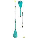 AZTRON MACH Fiberglass SUP Paddle, Length of 70"-86.6", 3-Section Adjustable, Lightweight and Flexible Fiberglass with Uni-Directional Carbon Shaft. Nylon Blade. All-Level Riders, Touring, Cruising