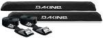 Dakine 28" Aero Long Black Surfboard/SUP/Kayak Roof Car SUV Rack Pad Set with 12' Baja Tie Down Straps