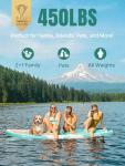 Niphean Inflatable Stand Up Paddle Board with SUP Accessories, Anti-Slip EVA Deck, 10'6'' Inflatable Paddle Boards for Adults & Youth of All Skill Levels