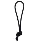 Ho Stevie! Surfboard Leash Strings - Strong and Durable Cord for All Surfboards, Longboards, and SUP (Black) 5-Pack