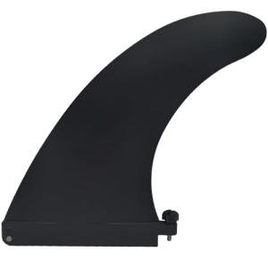 Paddleboard Fin - Easy Install, Screw-in Design, Detachable Sup Fin Replacement, Center Single Fin for Inflatable SUPs - 1PCS Black