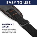 THURSO SURF SUP Shoulder Strap Adjustable Paddle Board Carry Strap Carrier with Padded Support | Heavy-Duty SUP Sling with Clips for Inflatable Paddle Board Accessories for Adults