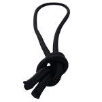 Ho Stevie! Surfboard Leash Strings - Strong and Durable Cord for All Surfboards, Longboards, and SUP (Black) 5-Pack