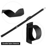 QWORK 4 Pack Heavy-Duty Kayak Wall Hanging Storage Strap - Adjustable 74" Nylon Strap for Kayaks, SUP Paddle Boards, Canoes, Surfboards, & Snowboards