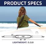 THURSO SURF SUP Shoulder Strap Adjustable Paddle Board Carry Strap Carrier with Padded Support | Heavy-Duty SUP Sling with Clips for Inflatable Paddle Board Accessories for Adults