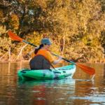 GEAVESS Kayak Seat, Universal Adjustable Kayak Seat, Fishing Boat Seat with Storage Bag, Detachable Paddle Board Seat for Kayaking, Sup and Canoe