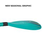 AZTRON MACH Fiberglass SUP Paddle, Length of 70"-86.6", 3-Section Adjustable, Lightweight and Flexible Fiberglass with Uni-Directional Carbon Shaft. Nylon Blade. All-Level Riders, Touring, Cruising
