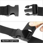 QWORK 4 Pack Heavy-Duty Kayak Wall Hanging Storage Strap - Adjustable 74" Nylon Strap for Kayaks, SUP Paddle Boards, Canoes, Surfboards, & Snowboards