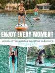 Niphean Inflatable Stand Up Paddle Board with SUP Accessories, Anti-Slip EVA Deck, 10'6'' Inflatable Paddle Boards for Adults & Youth of All Skill Levels