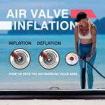 FunWater Inflatable Stand Up Paddle Board with Premium SUP Paddleboard Accessories, Anti-Slip EVA Deck, Paddle Boards for Adults & Youth of All Skill Levels