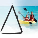 QWORK 4 Pack Heavy-Duty Kayak Wall Hanging Storage Strap - Adjustable 74" Nylon Strap for Kayaks, SUP Paddle Boards, Canoes, Surfboards, & Snowboards