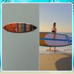 Yousoontic Surfboard Wall Mount Sup Paddle Board Rack Clear Acrylic Paddle Board Holder Wall Display Horizontal Storage Holder for Sup, Holds 50 Lbs