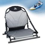 Universal Folding Kayak Seat - Aluminium Canvas Paddleboard Kayak Seats with Back Support, Suitable for Kayaking Canoeing Rafting Fishing