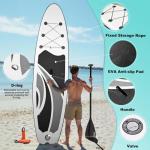 Triclicks 10' Inflatable Paddle Board Stable 30" Wide Design | Non-Slip EVA Deck | Lightweight Yoga SUP Board for Adult Teens | Stand Paddle Board with Backpack Pump Par Belt Repair Kit (Style 10)