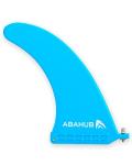 Abahub 9'' SUP Single Center Fin, No Tool Fin Screw, Fiberglass Reinforeced 9 inch SUP Replacement Fins for Surfboard, Stand-up Paddle Board, Longboard, Blue