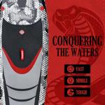 FunWater Inflatable Stand Up Paddle Board 10'6"/11"/11'6" Paddle Board for Adults & Youth, Paddleboards Inflatable with Premium SUP Accessories, Wide Stable, Non-Slip Comfort Deck (Snake)