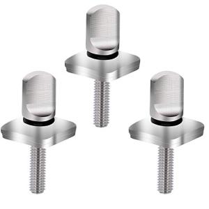Sikawai Fin Screw 316 Stainless Steel No Tool Compatible with Long-Board and S-UP Surfing Accessories Pack of 3