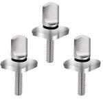 Sikawai Fin Screw 316 Stainless Steel No Tool Compatible with Long-Board and S-UP Surfing Accessories Pack of 3