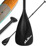 MoiShow SUP Paddle - Adjustable 3 Pieces Stand Up Paddle Board Paddle with Unique Lock Design Floating Alloy Shaft Paddleboard Paddle