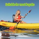 Universal Folding Kayak Seat - Aluminium Canvas Paddleboard Kayak Seats with Back Support, Suitable for Kayaking Canoeing Rafting Fishing