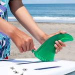 6 Pieces Surfboard Fin Screws, No Tool Stainless Steel Thumb Fin Screw for SUP Surf Longboard Paddleboard and BoardWorks SUP Center Fin Adapters Surfing Accessories