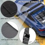 Socpuro Soft Roof Rack Pads for Kayak Surfboard SUP Canoe, Universal Car Roof Rack System with Tie Down Straps