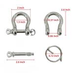 XIALUO Marine River Anchor Kit 8 lb Blue PE Coated Kayak Anchor Accessories with 30 ft Rope for Fishing Kayaks, Canoe, Jet Ski, SUP Paddle Board and Small Boats