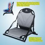 Universal Folding Kayak Seat - Aluminium Canvas Paddleboard Kayak Seats with Back Support, Suitable for Kayaking Canoeing Rafting Fishing
