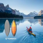 Relaxyee Kayak Cover Waterproof Kayak Canoe Cover Storage Dust Cover UV Protection Paddle Board Cover Fishing Boat Sunblock Shield for Outdoor Storage