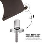 Sikawai Fin Screw 316 Stainless Steel No Tool Compatible with Long-Board and S-UP Surfing Accessories Pack of 3