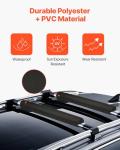 VEVOR Soft Roof Rack Pads, 28" Universal Car Roof Rack Pads for Various Crossbars, 88LBS Load Capacity Luggage Kayak Carrier with 2 Tie Down Straps & Velcros for SUPs Canoes Snowboards Paddle Boards