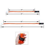 MOOCY Coiled Kayak Paddle Tether - Fishing Leash with Carabiner (36" to 72" Stretch) | Fits Paddle/Rod/SUP/Fishing Net - Kayaking Accessories