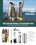 SamamDally 11' Inflatable Paddle Boards for Adults, 34'' Wide All-Around SUP Boards with Premium Accessories, Adjustable Paddle, Removable Fins, Hand Pump & Waterproof Bag (Floral Woodgrain)