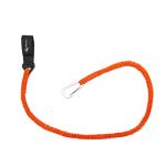 MOOCY Coiled Kayak Paddle Tether - Fishing Leash with Carabiner (36" to 72" Stretch) | Fits Paddle/Rod/SUP/Fishing Net - Kayaking Accessories
